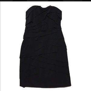 Strapless layered black dresses from forever 21.